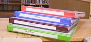 Trinity Lutheran - Library Catalog Binders