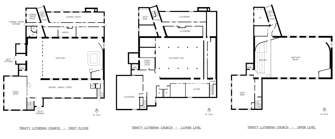 Trinity Lutheran Floor Plans